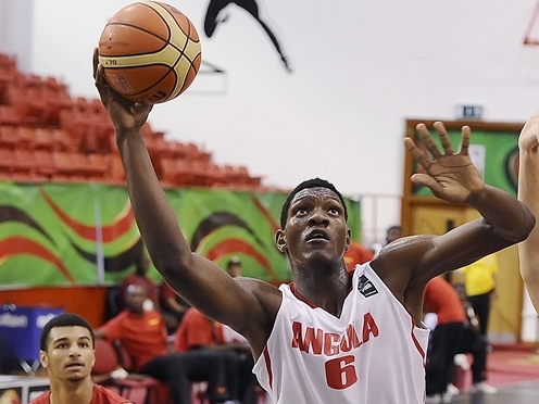 Silvio De Sousa at the NBA Basketball Without Borders Global Camp